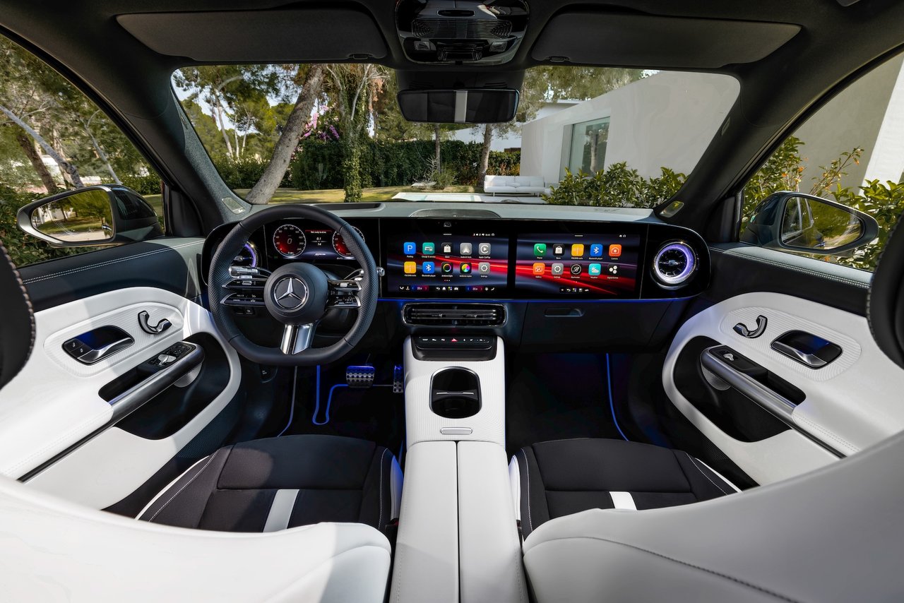 Het interieur van de nieuwe Mercedes-Benz GLB