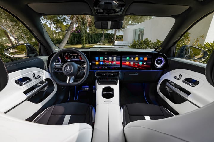 Het interieur van de nieuwe Mercedes-Benz GLB