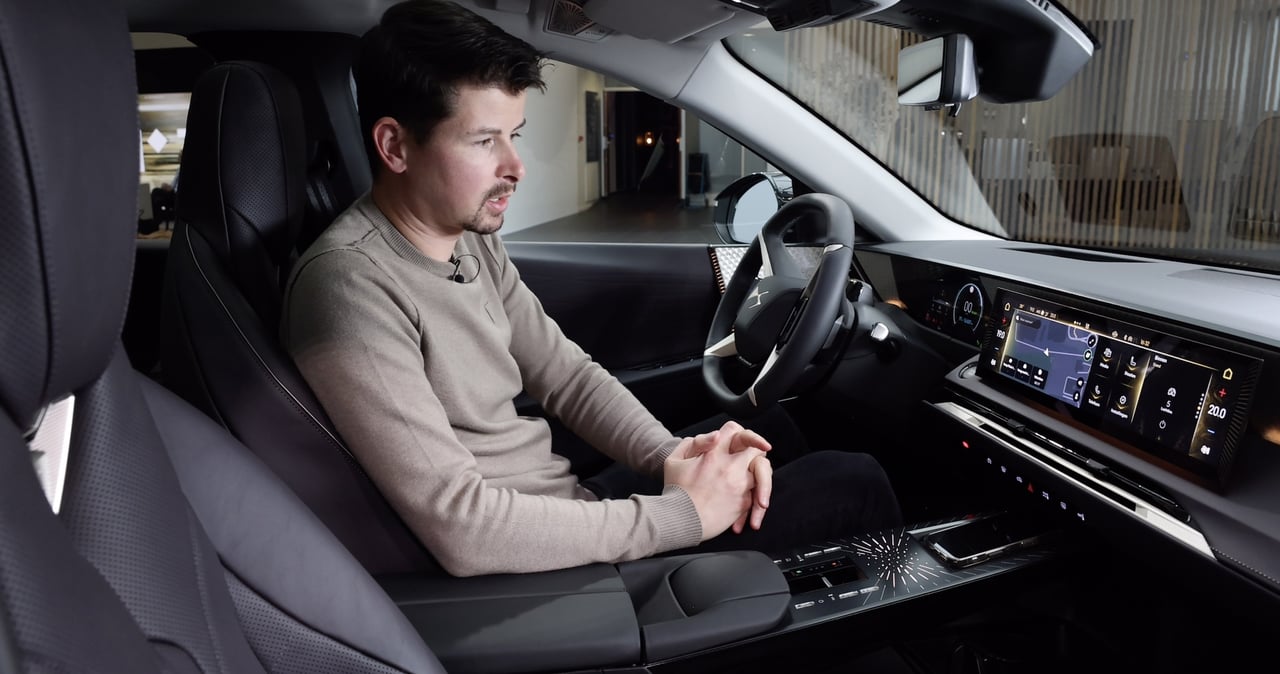 DS N7: interieur voorin