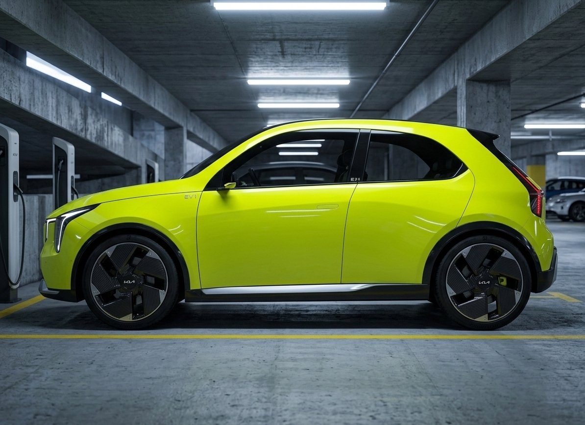 Kleine compacte elektrische KIA – Gaat de KIA EV1 er zo uitzien?