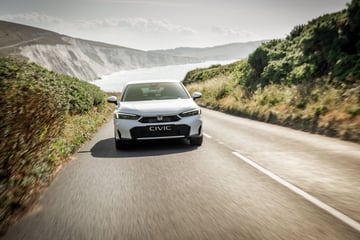 DYNAMIC EXTERIOR UPGRADE HEADLINES REFRESHED HONDA CIVIC e:HEV ...