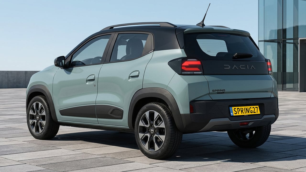 Dacia Spring Electric 2027 - computerillustratie AutoRAI.nl