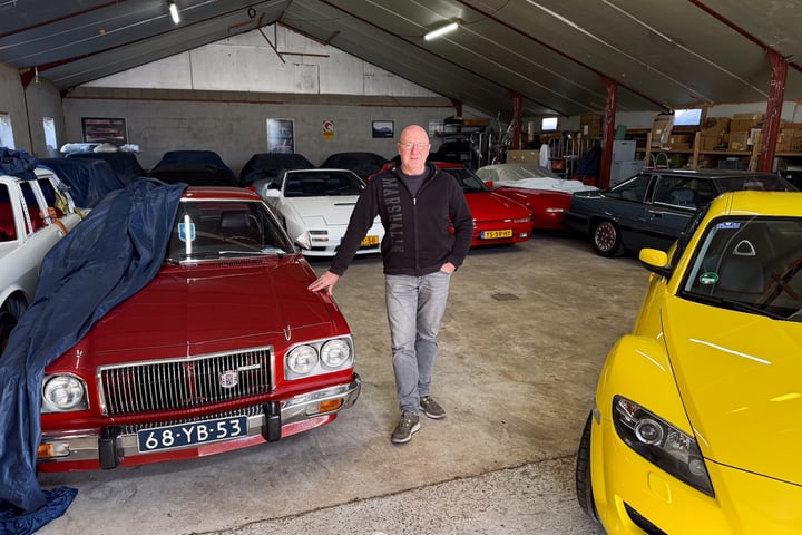 Marcel heeft 17 Mazda’s in zijn garage staan ...