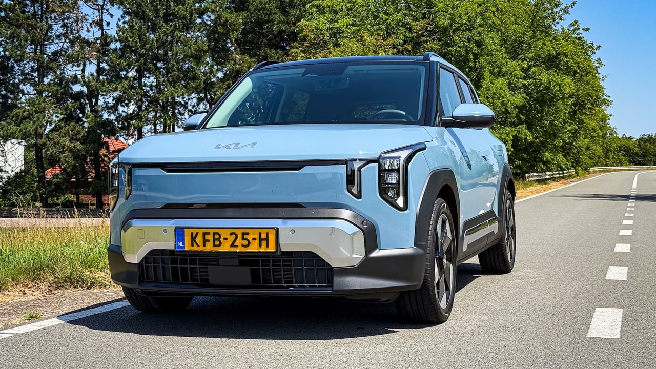 KIA EV2 in Frost Blue