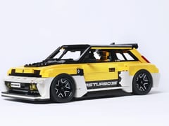 Renault 5 Turbo 3E van LEGO