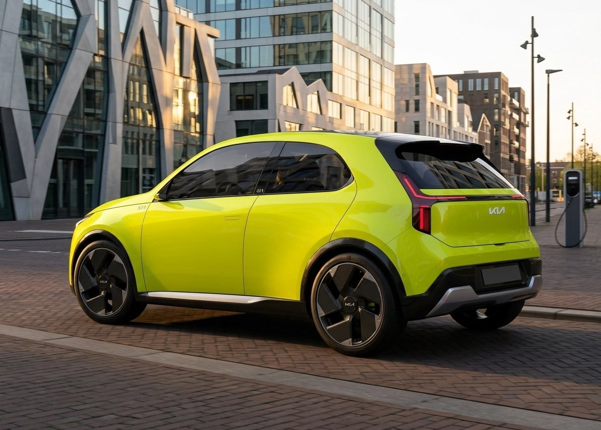 Kleine compacte elektrische KIA – Gaat de KIA EV1 er zo uitzien?
