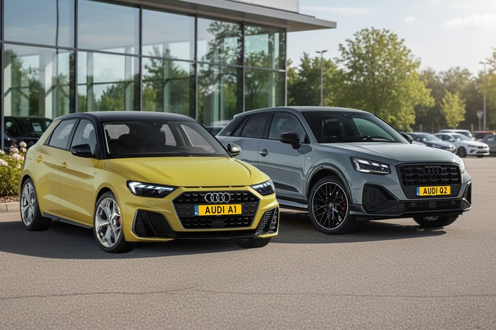Audi A1 en Audi Q2